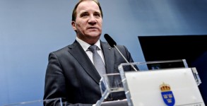 Sweden's prime minister Stefan Lofven